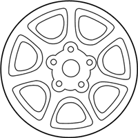 OEM 2002 Toyota Solara Rim, Wheel - 42611-06130