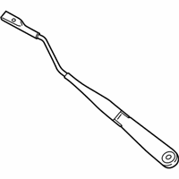 OEM 2018 BMW X2 Left Driver Windshield Wiper Arm - 61-61-7-429-703