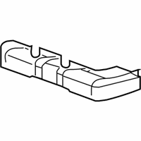 OEM Chevrolet Malibu Pad, Rear Seat Cushion (W/Wire) - 22771449