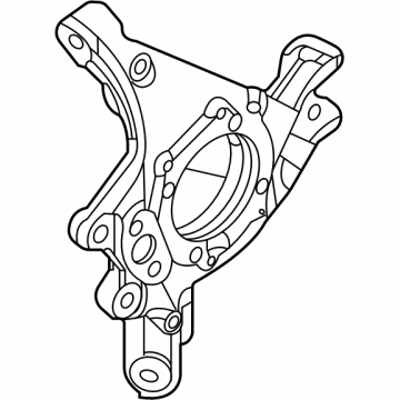 OEM 2022 BMW M4 WHEEL CARRIER, REAR LEFT - 33-30-8-095-657