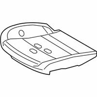 OEM BMW 535d Foam Section, Comfort Seat, Active - 52-10-7-310-125