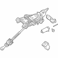 OEM 2018 Lincoln MKX Column Assembly - F2GZ-3C529-AE