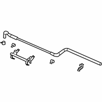 OEM 2003 Saturn Ion Radiator Surge Tank Air Bleed Hose Assembly - 22717008