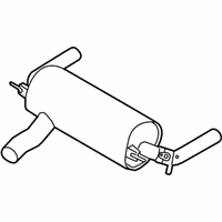OEM 2018 BMW M2 Rear Muffler With Pipe Assembly - 18-30-7-854-719
