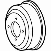 OEM 1990 Ford F-150 Water Pump Pulley - E7TZ8509E
