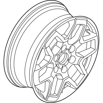 OEM Ford Bronco WHEEL ASY - M2DZ-1007-T