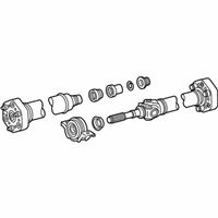 OEM 2012 Lexus LS600h Shaft Assy, Propeller W/Center Bearing - 37100-50090