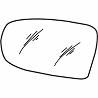 OEM GMC Envoy Mirror Glass - 19120844