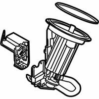 OEM BMW 645Ci Fuel Filter With Pressue Regulator - 16-11-7-373-470