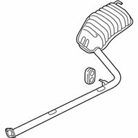 OEM Hyundai Sonata Rear Muffler Assembly - 28710-3Q110