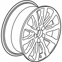 OEM 2017 Cadillac CTS Wheel - 23492300