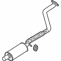 OEM Kia Forte5 Center Muffler Assembly - 28650A7350