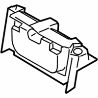 OEM Ford F-350 Super Duty Rear Cup Holder - FL3Z-1813562-AS