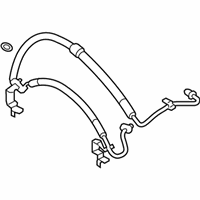 OEM 2015 BMW M6 Gran Coupe Power Steering Pressure Hose - 32-41-2-284-412