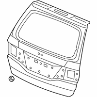 OEM 2005 Honda Odyssey Tailgate (DOT) - 68100-SHJ-A70ZZ