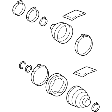 OEM Toyota Boot Kit - 04428-62010