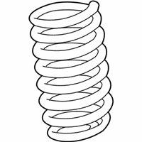 OEM BMW X6 Front Coil Spring - 31-33-6-862-233