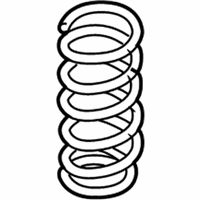 OEM Nissan Pathfinder Spring - Rear Suspension - 55020-3JA0D