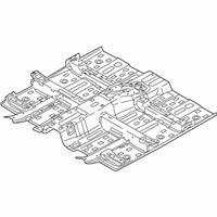 OEM 2017 Hyundai Ioniq Panel Assembly-Floor, Center - 65100-G2000