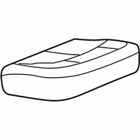 OEM Buick Rainier Pad Asm, Rear Seat Cushion - 88948854