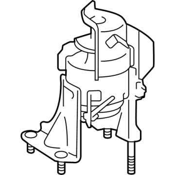 OEM Lexus NX350 INSULATOR ASSY, ENGI - 12380-25030