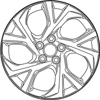 OEM 2018 Toyota C-HR Wheel, Alloy - 42611-10360