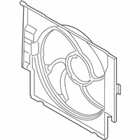 OEM 2015 BMW 328d Fan Shroud - 17-42-7-640-650