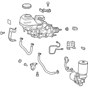 OEM 2021 Toyota Venza Master Cylinder Assembly - 47050-48100