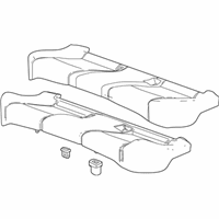 OEM 2016 Chevrolet Cruze Seat Cushion Pad - 23457098