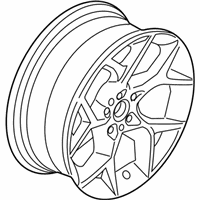 OEM BMW X1 Light Alloy Rim - 36-11-6-789-146