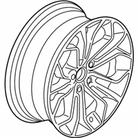 OEM 2014 BMW X1 Disc Wheel, Light Alloy, Bright-Turned - 36-11-6-789-148