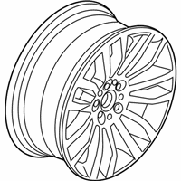 OEM BMW X1 Light Alloy Rim - 36-11-6-789-144