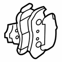 OEM Hyundai Azera Rear Disc Brake Pad Kit - 58302-3LA20