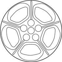 OEM 2014 Nissan Leaf Aluminum Wheel - 40300-3NF3E