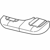 OEM 2002 Cadillac DeVille Pad Asm, Rear Seat Cushion - 88950689