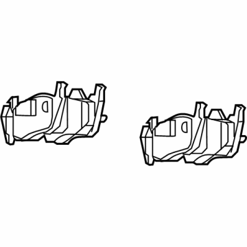 OEM 2021 Jeep Grand Cherokee L REAR DISC BRAKE - 68541333AA