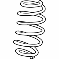 OEM 2014 Dodge Dart Rear Coil Spring - 5168038AC