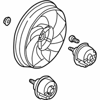 OEM 2004 Cadillac DeVille Fan Kit, Engine Electric Coolant - 12463002