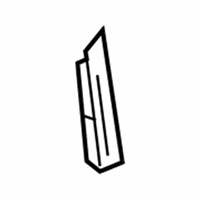 OEM Lexus RX450h MOULDING, Front Door Window - 75751-0E030