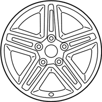 OEM Hyundai Kona Aluminium Wheel Assembly - 52910-J9100