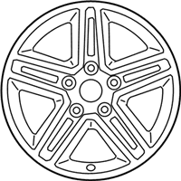 OEM 2022 Hyundai Kona Electric Aluminium Wheel Assembly - 52910-J9100