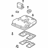 OEM Acura Console (Gray) - 36600-TK4-A02ZD