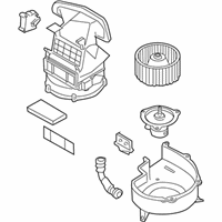 OEM 2002 Nissan Altima Blower Assy-Front - 27200-8J100