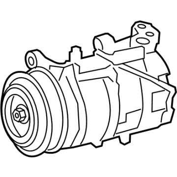 OEM 2022 BMW M4 A/C COMPRESSOR W/O MAGNETIC - 64-52-9-482-996