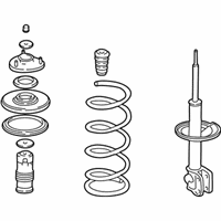 OEM 2003 Acura MDX Shock Absorber Assembly, Left Front - 51602-S3V-A14