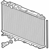 OEM 2010 Honda Civic Radiator (Denso) - 19010-RRH-901