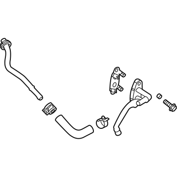 OEM Cadillac Coolant Line - 12701695