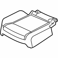 OEM 2014 Nissan Rogue Pad Assy-Cushion, Rear Seat RH - 88311-4BA1A