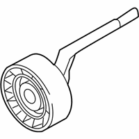 OEM BMW 335d Drive Belt Tensioner Pulley - 11-28-7-807-021