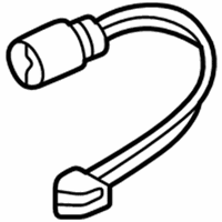 OEM 2004 BMW Z4 Brake Pad Sensor, Rear - 34-35-6-757-896